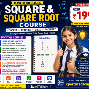 SQUARE AND SQUARE ROOT